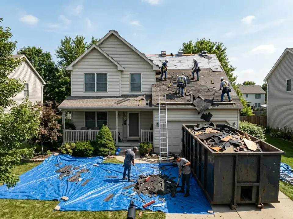 roof-replacement-debris-remova-004 — frequently asked questions, Cheapest Dumpster Rentals in Meadow Vista, CA